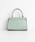 Mini Matte Snake Textured Purse