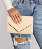 Sleek Sophistication Envelope Crossbody