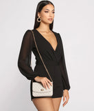 Feeling Fancy Quilted Diamond Crossbody