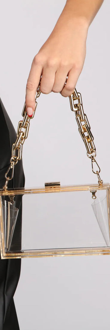 Clearly on Trend Box Crossbody