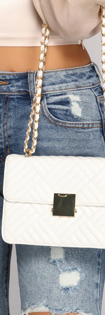 Classic And Sophisticated Faux Leather Crossbody