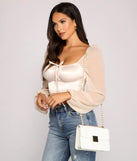 Classic And Sophisticated Faux Leather Crossbody