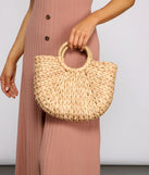 Summer Vibes Straw Tote