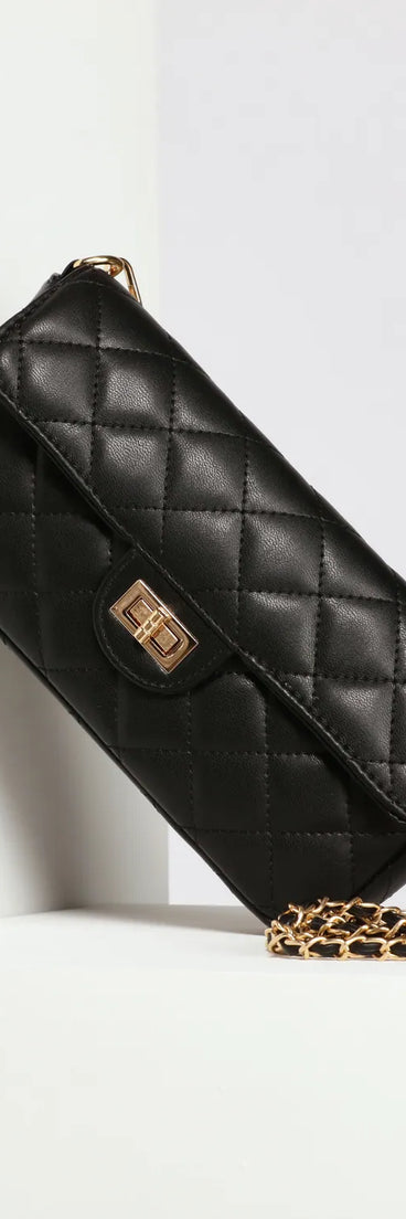 Stylish Stunner Quilted Diamond Crossbody