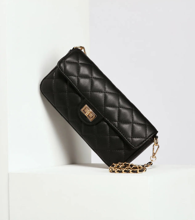 Stylish Stunner Quilted Diamond Crossbody