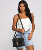 Chic Chain Trim Crossbody Purse