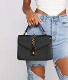 Chic Chain Trim Crossbody Purse