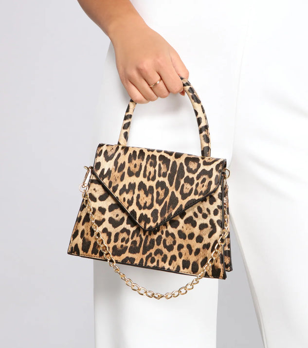 Fierce And Fab Leopard Purse