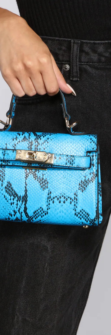 Too Chic To Handle Snake Purse