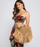 Vacay Bound Raffia Straw Tote
