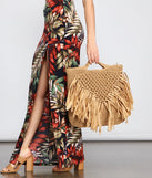 Vacay Bound Raffia Straw Tote