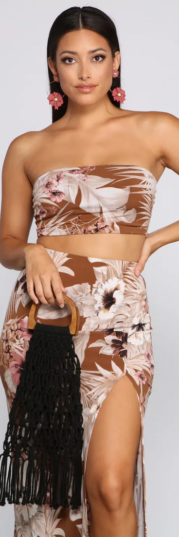 Hello Summer Woven Fringe Tote