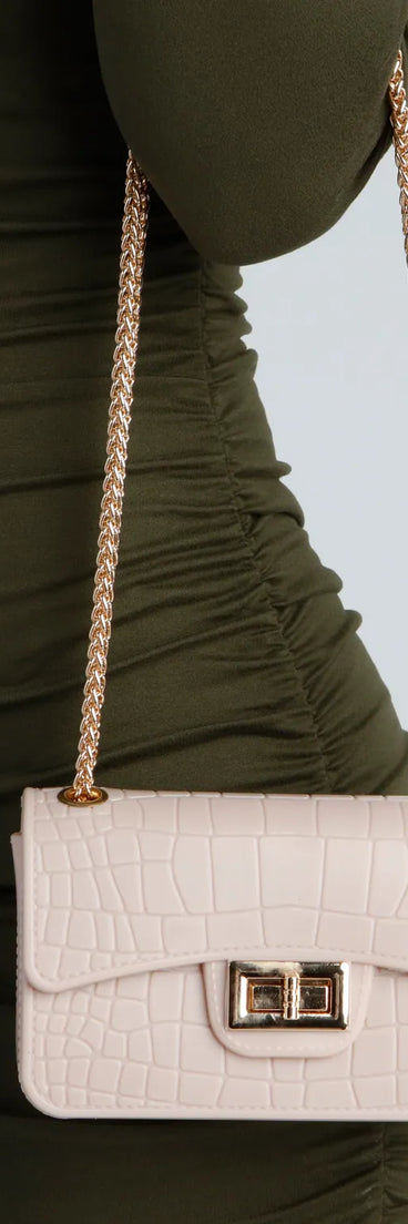 Down Under Crocodile Jelly Crossbody