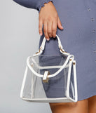 Clear Must-Have Top Handle Bag