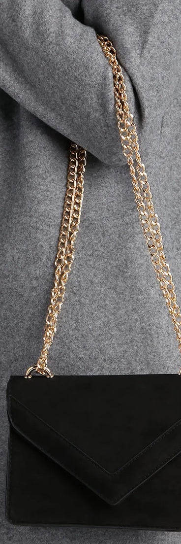 Classic Style Envelope Crossbody Purse