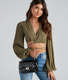Quilted Verdict Crossbody Bag