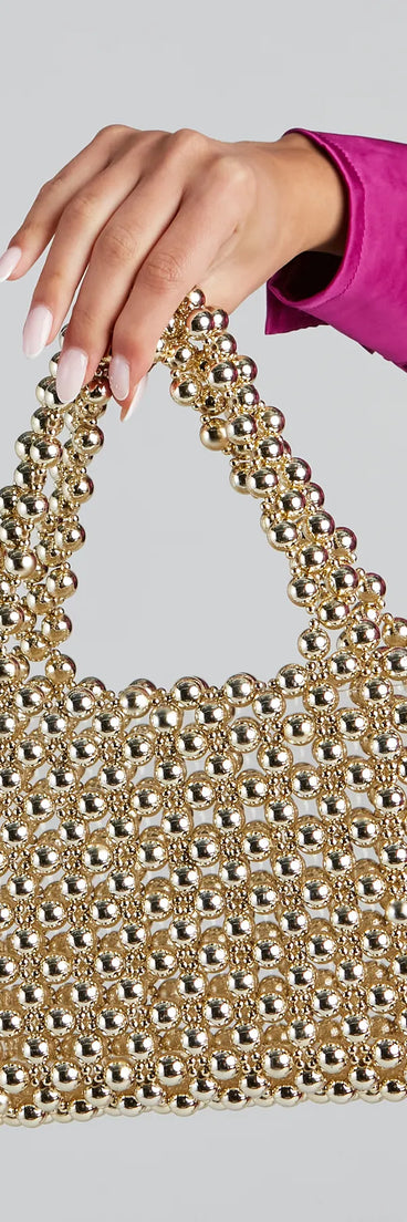 Gorgeous Glitz Beaded Handbag