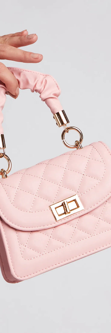 Quilted Cutie Mini Crossbody Tote Bag