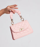Quilted Cutie Mini Crossbody Tote Bag