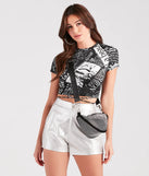 Looking Like A Stud Rhinestone Shoulder Bag