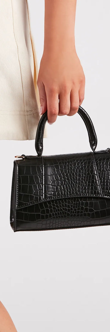 That's Classy Faux Leather Mini Crossbody Bag