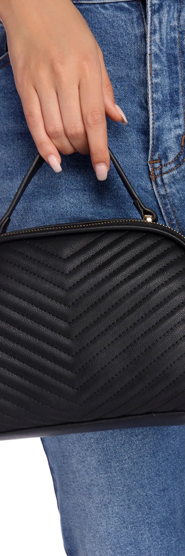 Chic Chevron Crossbody