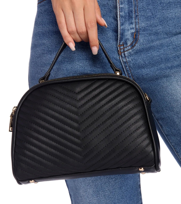 Chic Chevron Crossbody