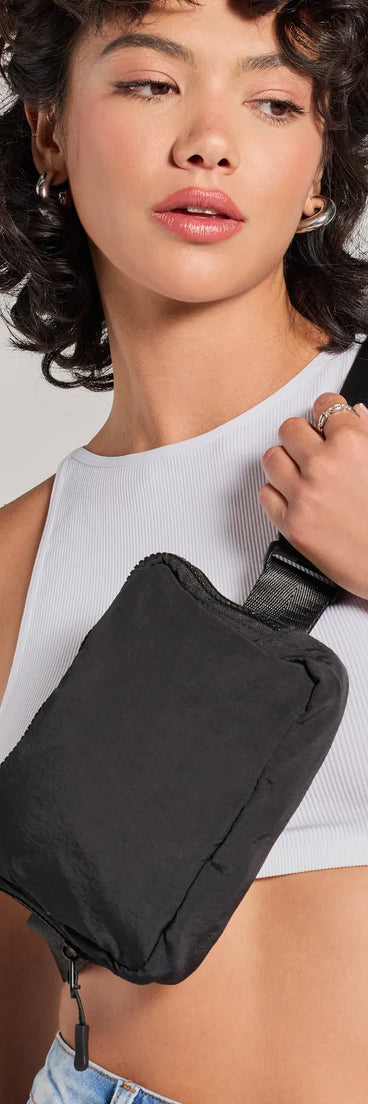 Cute Necessity Nylon Sling Fanny Pack