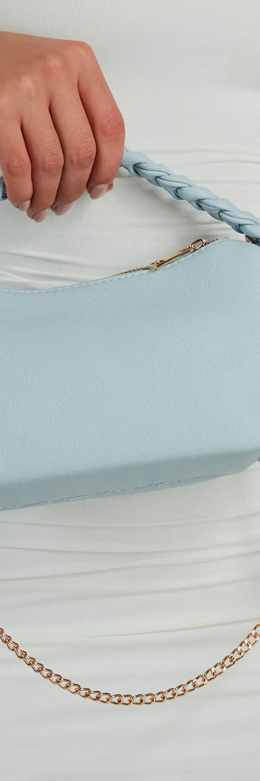 Perfect Impression Braided Handle Crossbody Bag