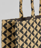 On The Go Jacquard Woven Tote Bag
