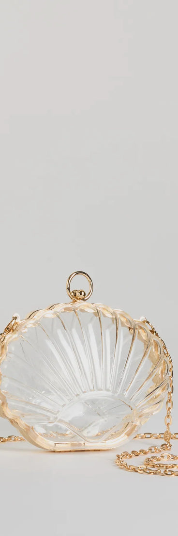 Mystical Mermaid Clear Shell Bag
