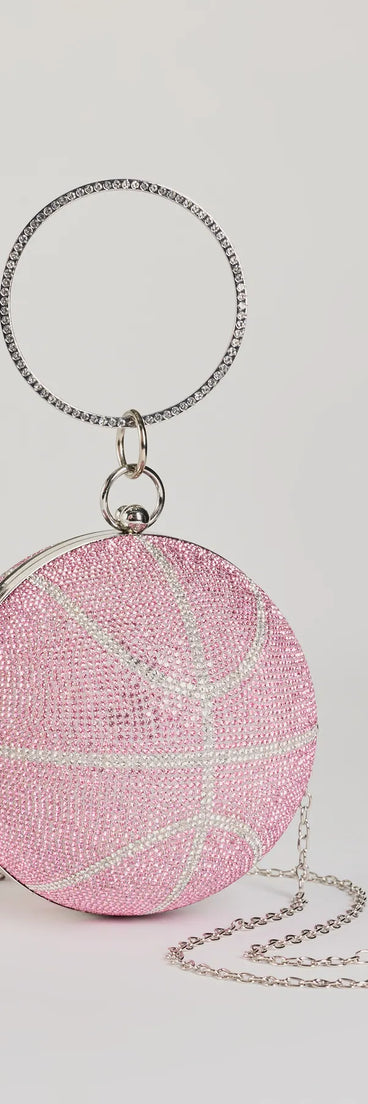 
Upgrade your style game for 2025 with the Time Out Rhinestone Basketball Clutch in pink, perfect for any fashion-forward wardrobe.