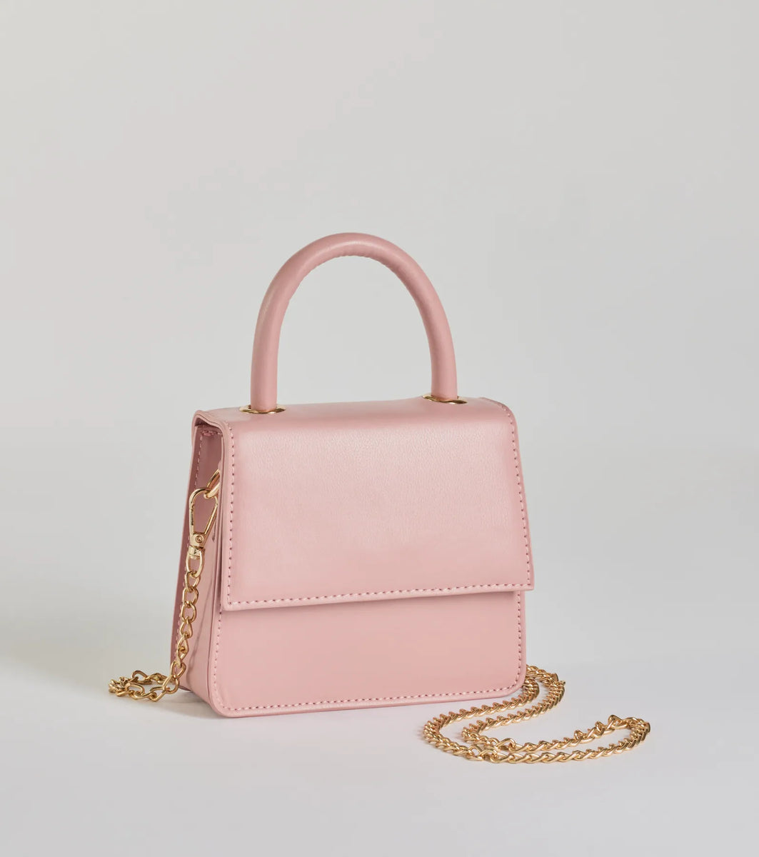Simply Tasteful Mini Faux Leather Purse & Windsor