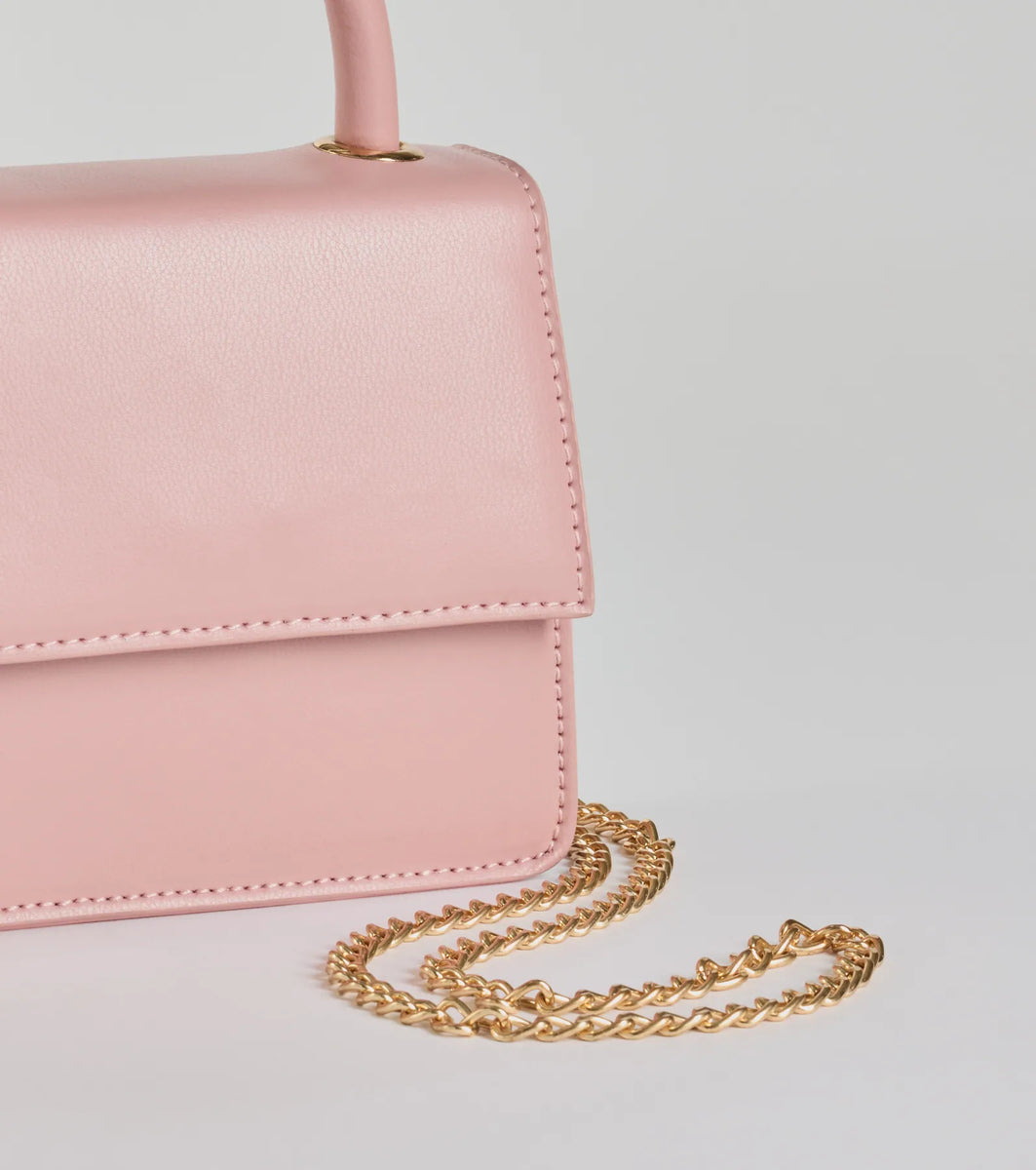 Simply Tasteful Mini Faux Leather Purse & Windsor