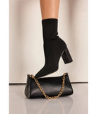 Sleek Sophistication Faux Leather Crossbody Purse