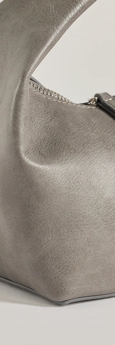 Made You Look Top Handle Mini Handbag, a trendy gray addition to women's going-out outfits, is ideal for Christmas party outfits, chic NYE attire, or winter night-out looks that keep you on-trend!