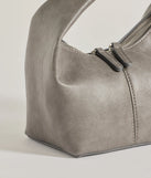 Made You Look Top Handle Mini Handbag, a trendy gray addition to women's going-out outfits, is ideal for Christmas party outfits, chic NYE attire, or winter night-out looks that keep you on-trend!