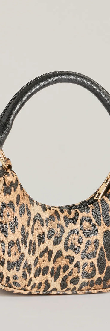 Wild Side Chic Leopard Print Handbag