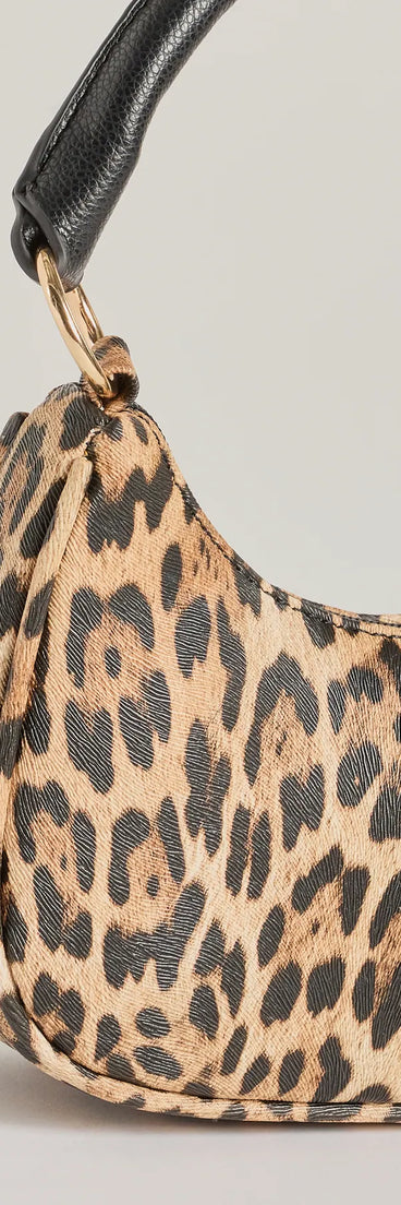 Wild Side Chic Leopard Print Handbag
