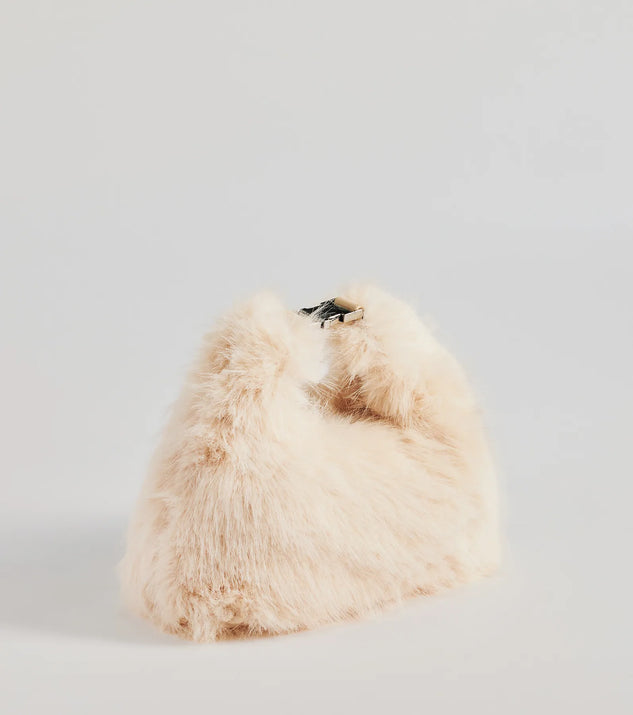 バッグ herlipto Crystal Faux Fur Mini Bag バッグ herlipto Crystal Faux Fur Mini Bag バッグ herlipto