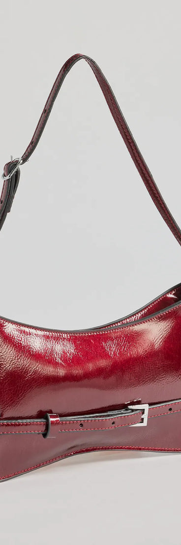 Get inspired with the Elevated Glam Buckle Shoulder Bag, a feed-worthy burgundy piece that’s part of Windsor's updated and curated women’s clothing edit packed with must-have fall outfit ideas.