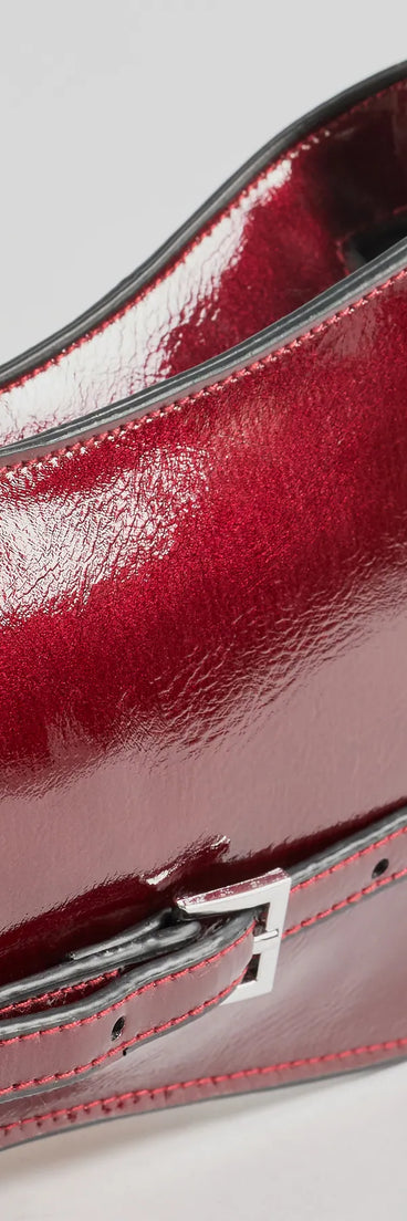 Get inspired with the Elevated Glam Buckle Shoulder Bag, a feed-worthy burgundy piece that’s part of Windsor's updated and curated women’s clothing edit packed with must-have fall outfit ideas.