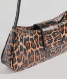 Wild Cutie Leopard Faux Leather Shoulder Bag