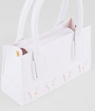 Stay on-trend this season with the Time To Fly Butterfly Jelly Tote Bag in white, a must-have for creating stylish and effortless spring outfits for women.