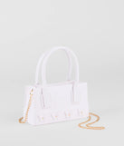 Stay on-trend this season with the Time To Fly Butterfly Jelly Tote Bag in white, a must-have for creating stylish and effortless spring outfits for women.