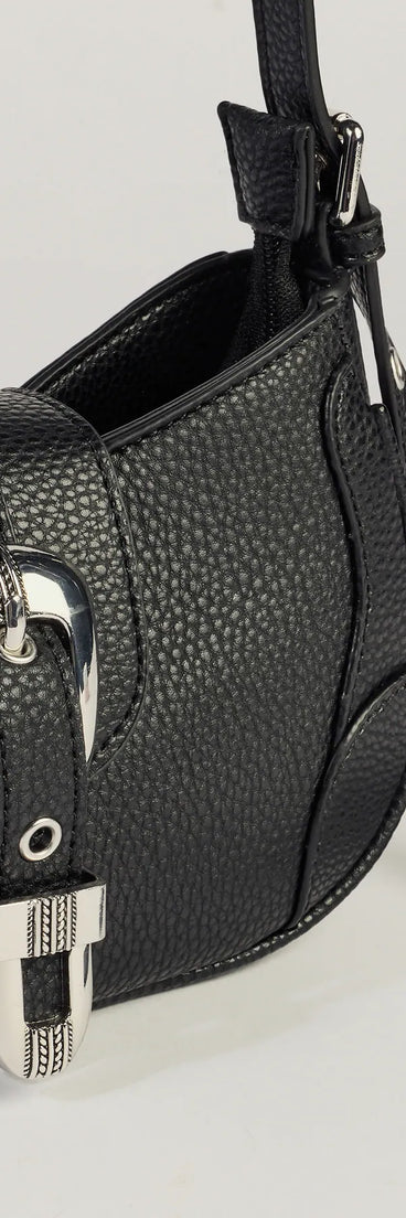 Cute Moment Western Buckle Shoulder Bag