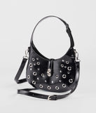 Cool Girl On The Block Studded Shoulder Bag