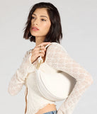 Effortless Chic Faux Leather Shoulder Bag
