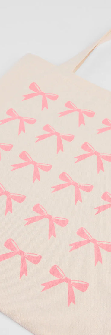 Cute Reputation Bow Graphic Canvas Tote Bag