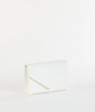 Class Act Faux Leather Envelope Crossbody Bag